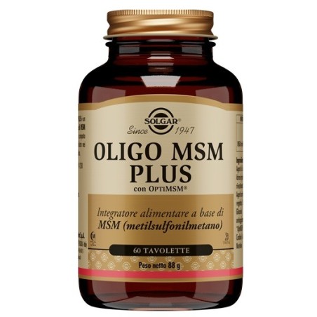 Solgar Oligo MSM Plus integratore per unghie e capelli 60 tavolette Solgar Oligo MSM Plus integratore per unghie e capelli 60 tavolette