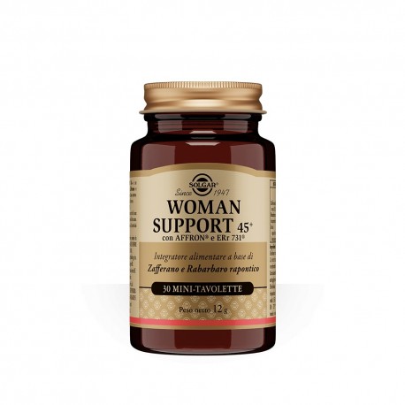 Solgar Woman Support 45+ - Integratore per la donna in menopausa 30 mini tavolette