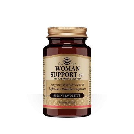 Solgar Woman Support 45+ - Integratore per la donna in menopausa 30 mini tavolette Solgar Woman Support 45+ - Integratore per la donna in menopausa 30 mini tavolette