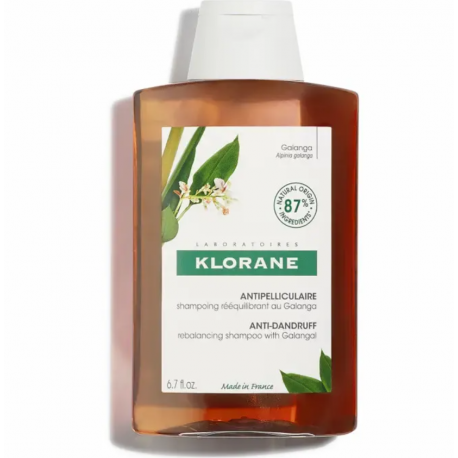 Klorane Shampoo Galanga riequilibrante antiforfora 400 ml