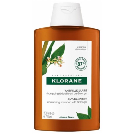 Klorane Shampoo Riequilibrante con Galanga Contro la Forfora 200ml