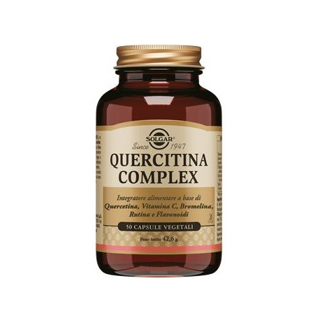 Solgar Quercitina Complex 50 Capsule Vegetali - Integratore per il sistema immunitario