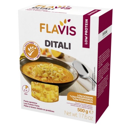 Schar Flavis Ditali Pasta aproteica per minestroni e formati di pasta 500 g Schar Flavis Ditali Pasta aproteica per minestroni e formati di pasta 500 g