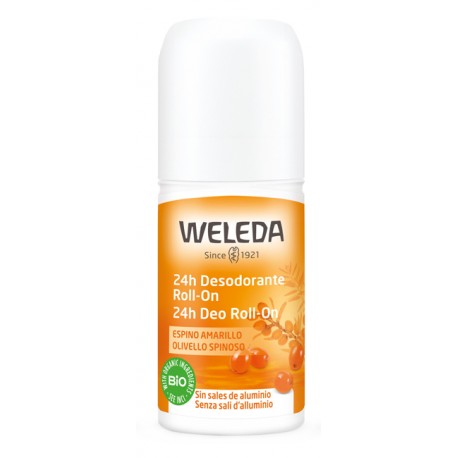 Weleda 24h Deo Roll-on Olivello Spinoso deodorante senza sali di alluminio 50 ml