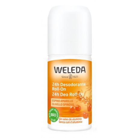 Weleda 24h Deo Roll-on Olivello Spinoso deodorante senza sali di alluminio 50 ml