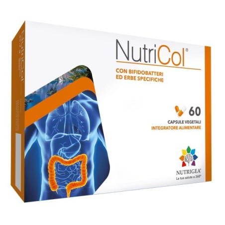 Nutrigea NutriCol Integratore per Benessere Intestinale 60 capsule Nutrigea NutriCol Integratore per Benessere Intestinale 60 capsule
