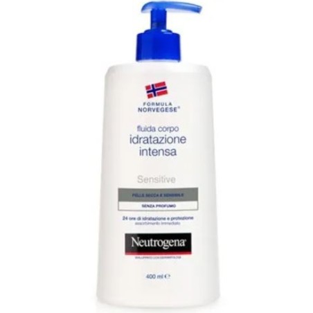 Neutrogena Crema corpo fluida non profumata pelli secche sensibili 400 ml Neutrogena Crema corpo fluida non profumata pelli secche sensibili 400 ml