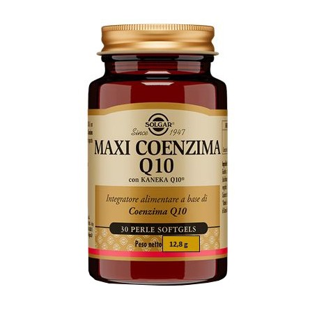 Solgar Maxi Coenzima Q10 integratore antiossidante 30 perle