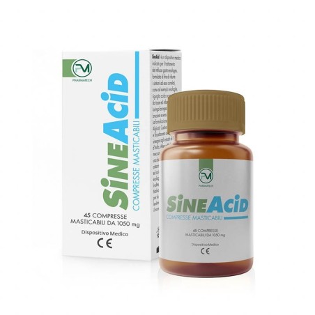 Sineacid dispositivo medico per bruciore e reflusso 45 compresse masticabili Sineacid dispositivo medico per bruciore e reflusso 45 compresse masticabili