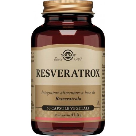 Solgar Resveratrox - Integratore antiossidante con resveratrolo 60 capsule vegetali