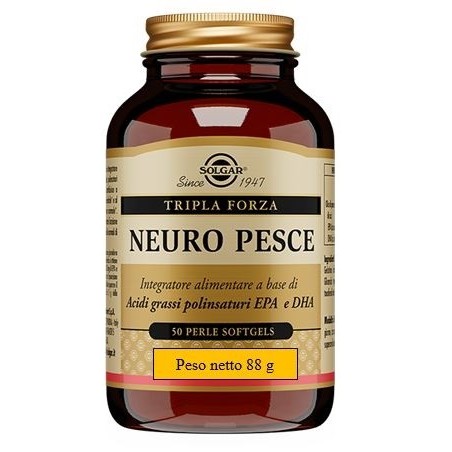 Solgar Neuro Pesce - Integratore di olio di pesce 50 perle softgel Solgar Neuro Pesce - Integratore di olio di pesce 50 perle softgel