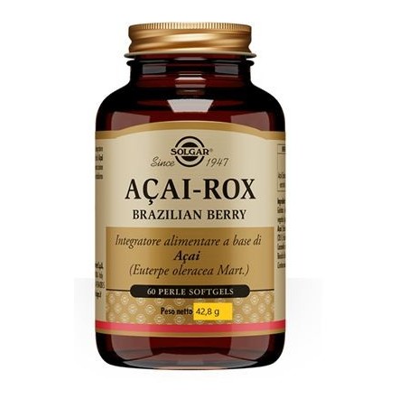 Solgar Acai-Rox Brazilian Berry - Integratore antiossidante 60 perle Solgar Acai-Rox Brazilian Berry - Integratore antiossidante 60 perle