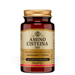 Solgar Amino Cisteina 500 integratore per capelli e unghie 30 capsule