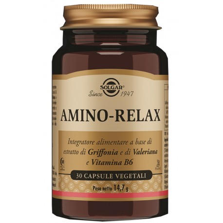 Solgar Amino Relax integratore rilassante 30 capsule vegetali