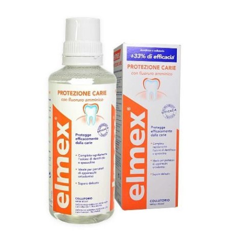 Elmex Protezione Carie collutorio protettivo contro la carie 400 ml Elmex Protezione Carie collutorio protettivo contro la carie 400 ml