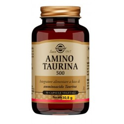 Solgar Amino Taurina 500 integratore per il fegato 50 capsule vegetali
