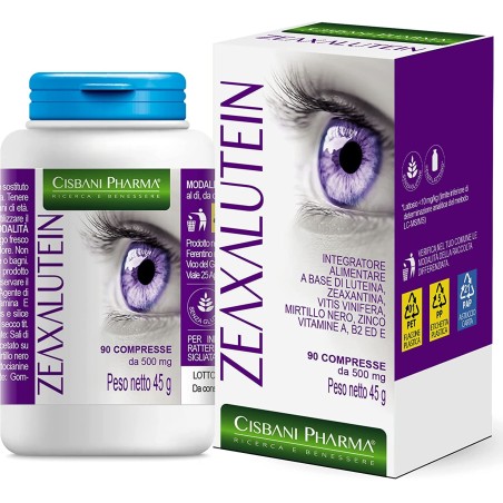 Zeaxalutein Integratore per il Benessere della Vista 90 compresse Zeaxalutein Integratore per il Benessere della Vista 90 compresse