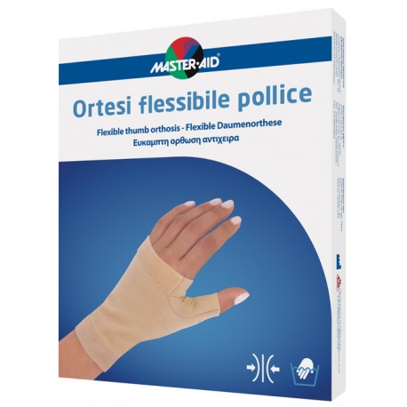 Master Aid Ortesi Flessibile per Pollice Taglia M 16-22 cm