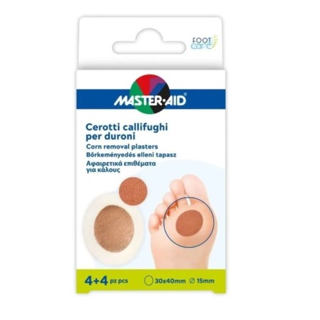 Master-Aid Cerotti Callifughi per Duroni con protezioni adesive 4 + 4 pezzi Master-Aid Cerotti Callifughi per Duroni con protezioni adesive 4 + 4 pezzi