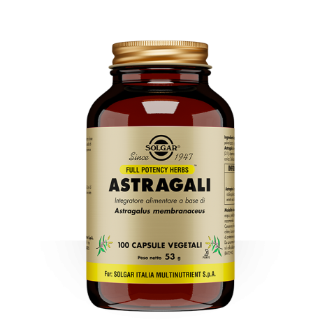 Solgar Astragali 100 capsule - Integratore per il sistema immunitario