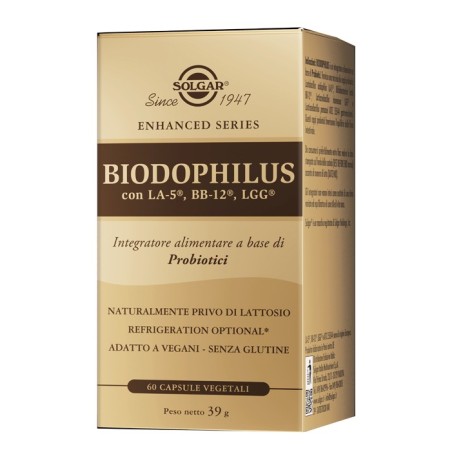Solgar Biodophillus integratore a base di Probiotici 60 capsule vegetali Solgar Biodophillus integratore a base di Probiotici 60 capsule vegetali