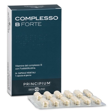 Bios Line Principium Complesso B Forte Integratore per sistema nervoso 24 capsule vegetali Bios Line Principium Complesso B Forte Integratore per sistema nervoso 24 capsule vegetali