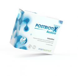 Postbiotica Postbiotix Restore integratore con lactobacillus paracasei 20 bustine