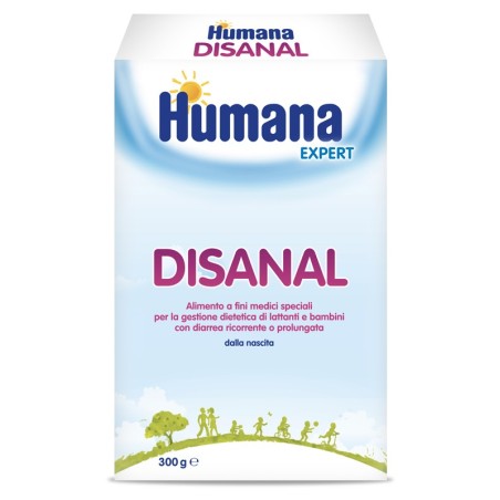 Humana Expert Disanal latte artificiale per bambini con diarrea prolungata 300 g Humana Expert Disanal latte artificiale per bambini con diarrea prolungata 300 g