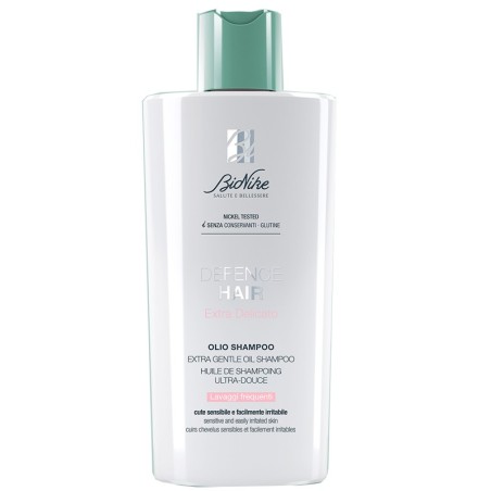 Bionike Defence Hair Olio shampoo extra delicato per lavaggi frequenti 400 ml Bionike Defence Hair Olio shampoo extra delicato per lavaggi frequenti 400 ml