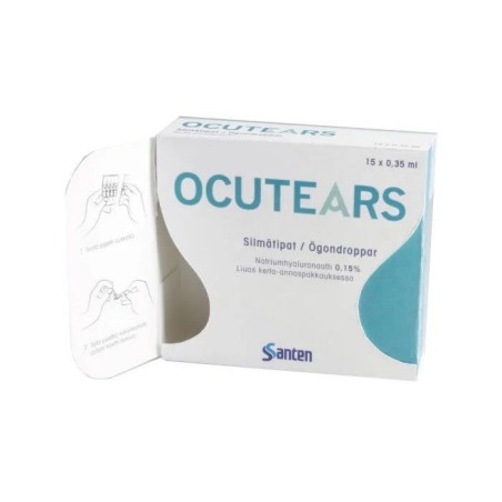 Santen Ocutears Alo+ 0,4% collirio in flaconcini monodose 15 x 0,35 ml Santen Ocutears Alo+ 0,4% collirio in flaconcini monodose 15 x 0,35 ml