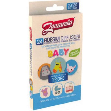 ZANZARELLA STICKER BABY 24 PEZZI ZANZARELLA STICKER BABY 24 PEZZI