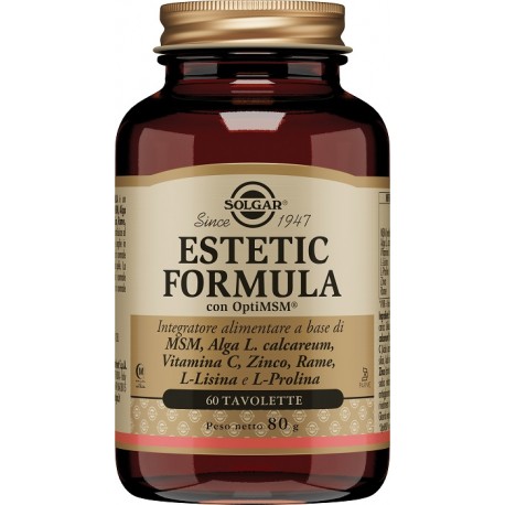 Solgar Estetic Formula - Integratore per capelli, pelle e unghie 60 tavolette