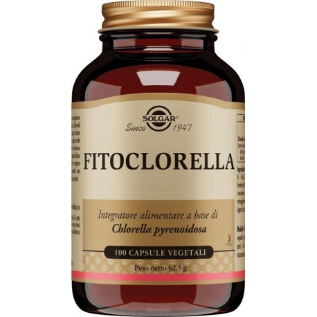 Solgar Fitoclorella - Integratore antiossidante e depurativo 100 capsule vegetali