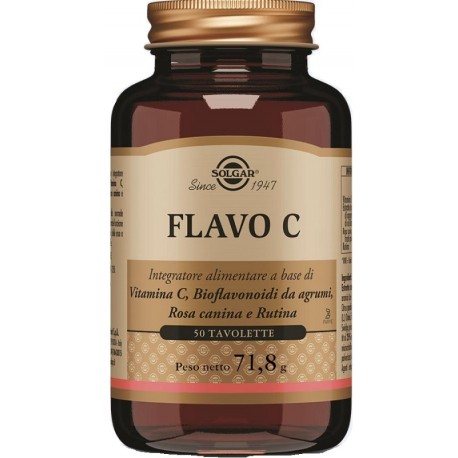 Solgar Flavo C - Integratore con vitamina C e bioflavonoidi 50 tavolette