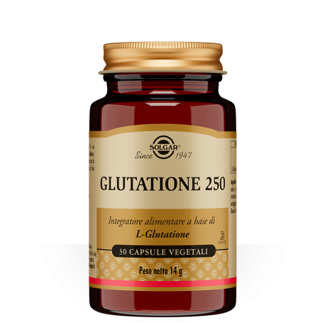Solgar Glutatione 250 - Integratore antiossidante e depurativo 30 capsule vegetali
