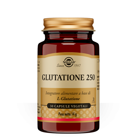 Solgar Glutatione 250 - Integratore antiossidante e depurativo 30 capsule vegetali Solgar Glutatione 250 - Integratore antiossidante e depurativo 30 capsule vegetali