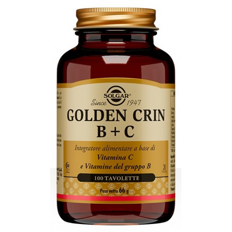 Solgar Golden Crin B+C 100 tavolette integratore per i capelli