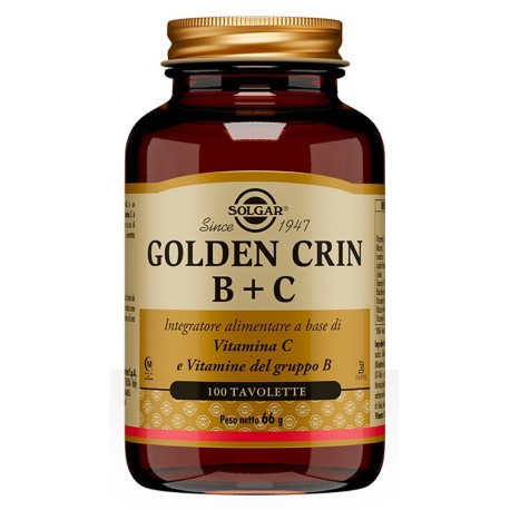 Solgar Golden Crin B+C  100 tavolette integratore per i capelli