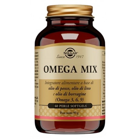 Solgar Omega Mix - Integratore di omega 3, 6 e 9 - 60 perle