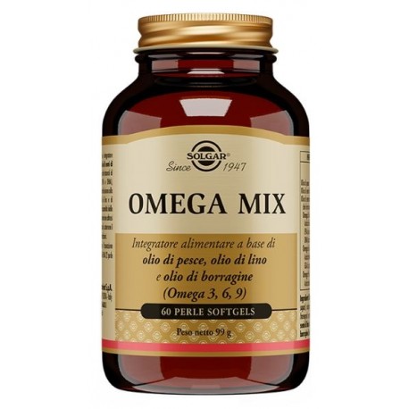 Solgar Omega Mix - Integratore di omega 3, 6 e 9 - 60 perle