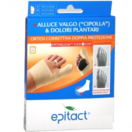Epitact Ortesi correttiva doppia  protezione destra taglia small 1 pezzo