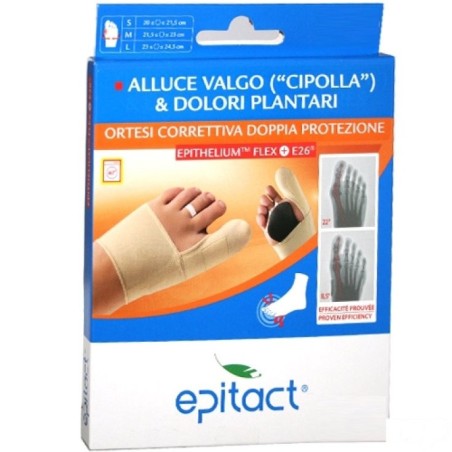 Epitact Ortesi correttiva doppia protezione destra taglia small 1 pezzo Epitact Ortesi correttiva doppia protezione destra taglia small 1 pezzo