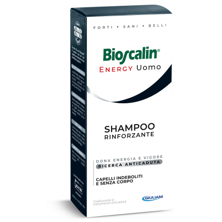 Bioscalin Energy Uomo Shampoo Rinforzante anticaduta per capelli indeboliti 400 ml