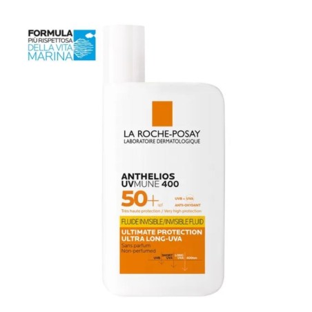 La Roche-Posay Anthelios UVMune 400 Fluido viso invisibile senza profumo 50 ml La Roche-Posay Anthelios UVMune 400 Fluido viso invisibile senza profumo 50 ml