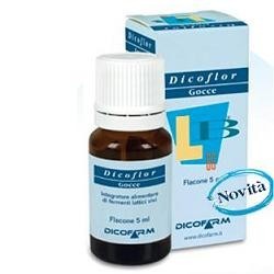 Dicoflor Gocce 5 ml Integratore Intestinale con Fermenti Lattici Vivi