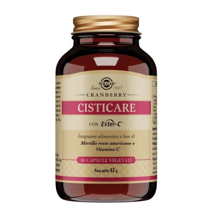 Solgar Cisticare - Integratore per le vie urinarie 60 capsule vegetali Solgar Cisticare - Integratore per le vie urinarie 60 capsule vegetali
