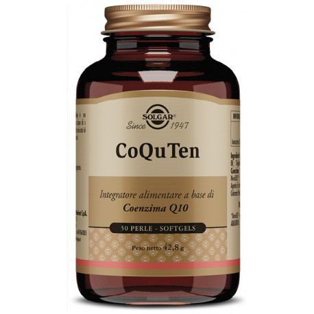 Solgar CoQuTen integratore di Coenzima Q10 per disturbi muscolari 50 perle