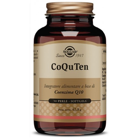 Solgar CoQuTen integratore di Coenzima Q10 per disturbi muscolari 50 perle
