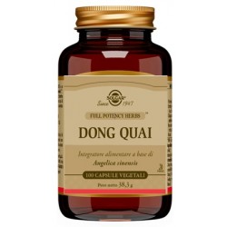 Solgar Dong Quai integratore per dolori mestruali 100 capsule vegetali