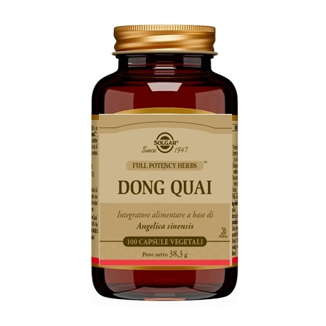 Solgar Dong Quai integratore per dolori mestruali 100 capsule vegetali